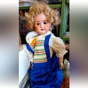 ESTATE FRESH! ANTIQUE BISQUE HEAD HEUBACH KOPPELSDORF DOLL 26 INCHES